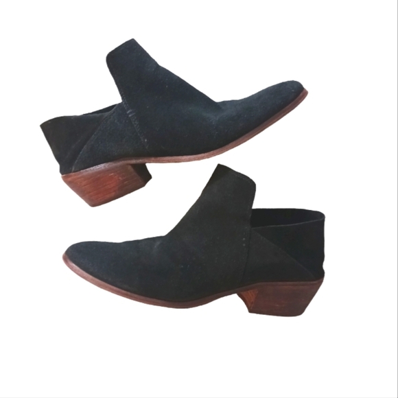 Sam Edelman Prentice Black Suede Convertable Bootie Shoe Women's size 9 - Picture 13 of 13